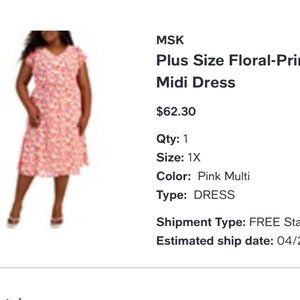 flutter sleeve floral midi dress plus size 1x